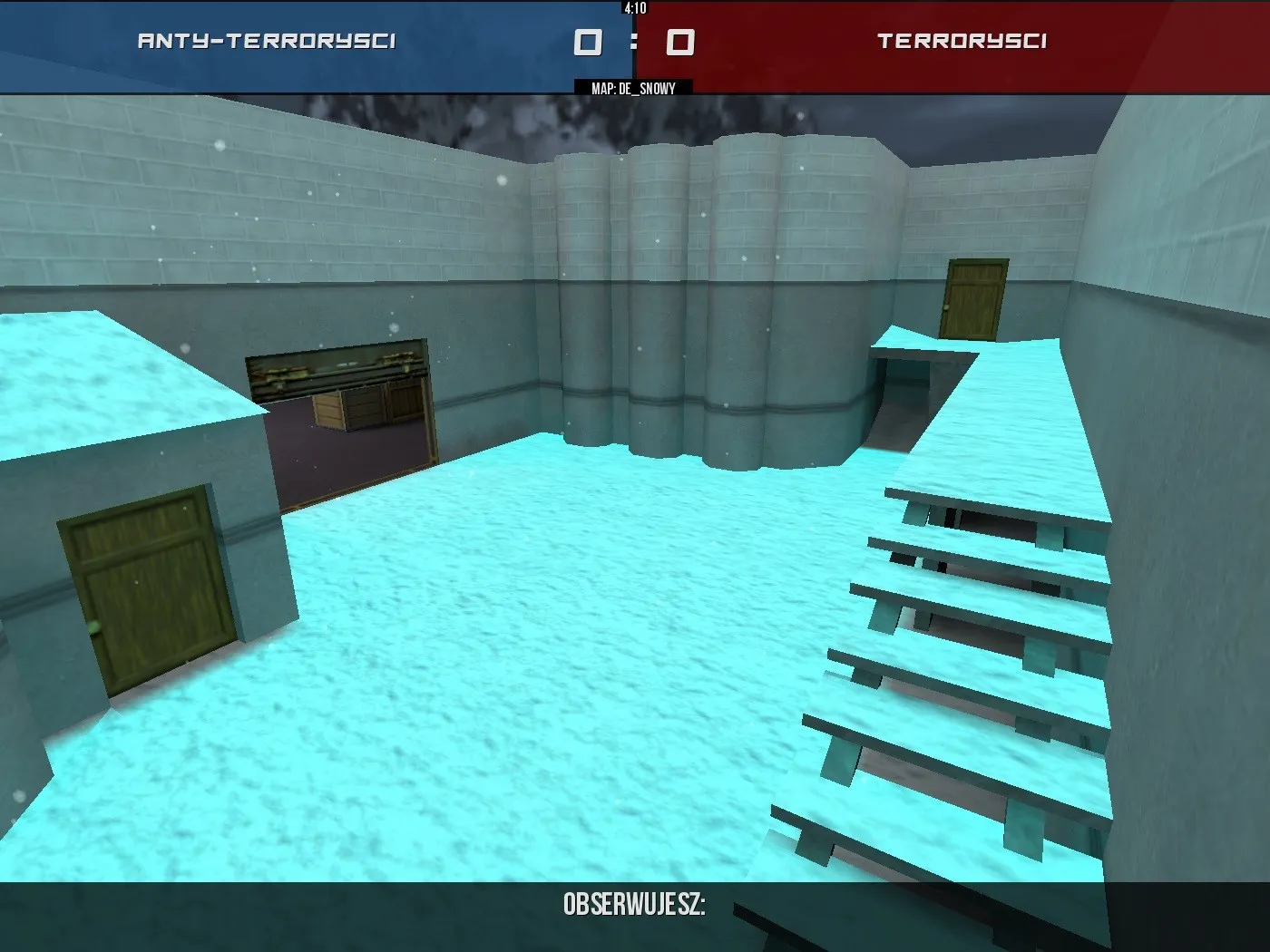 Скриншот  Карта de_snowy для CS 1.6: Тактика и особенности