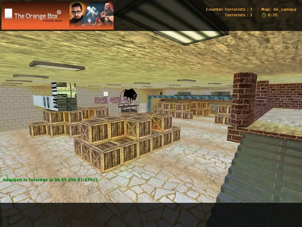 Скриншот  de_canepa карта для CS 1.6: тактика за Т и КТ, точки, .nav для ботов, оптимизация wpoly/epoly
