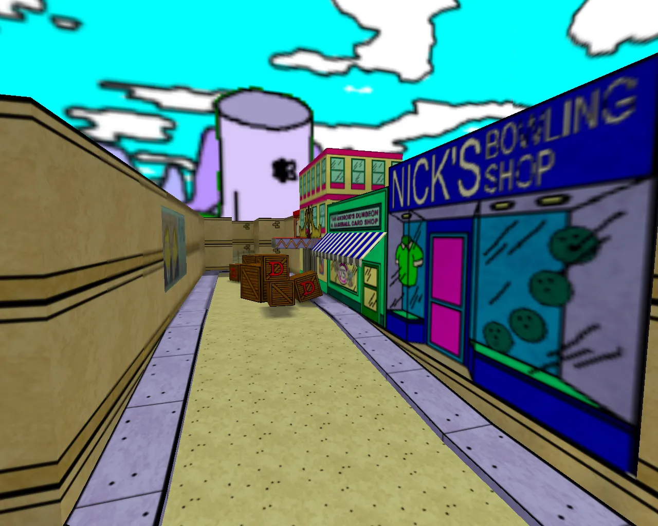 Скриншот Карта de_springfield для Counter-Strike 1.6 - Тактика и оптимизация