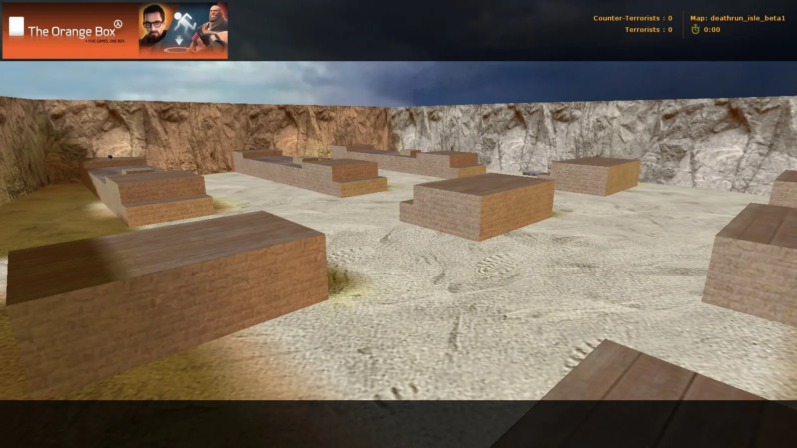 Скриншот  deathrun_isle_beta1 для CS 1.6: точки, ход игры, .nav, оптимизация wpoly/epoly