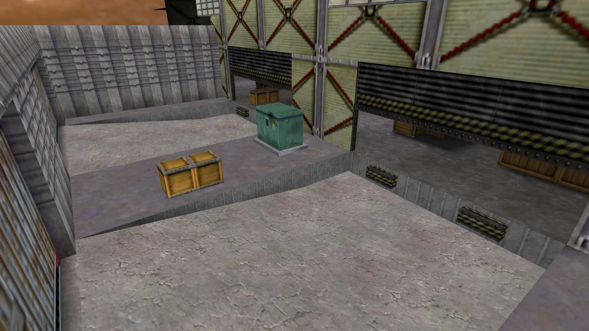 Скриншот Карта crate_warehouse для CS 1.6: точки, маршруты, .nav для ботов, оптимизация wpoly/epoly