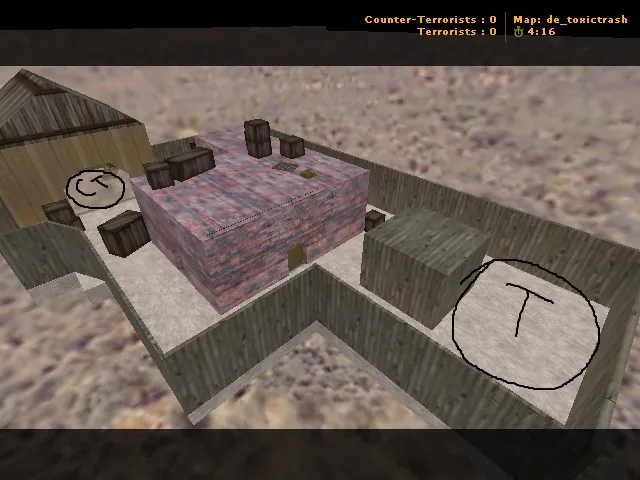 Скриншот Карта de_toxicwaste для CS 1.6 - Погружение в атмосферу опасности