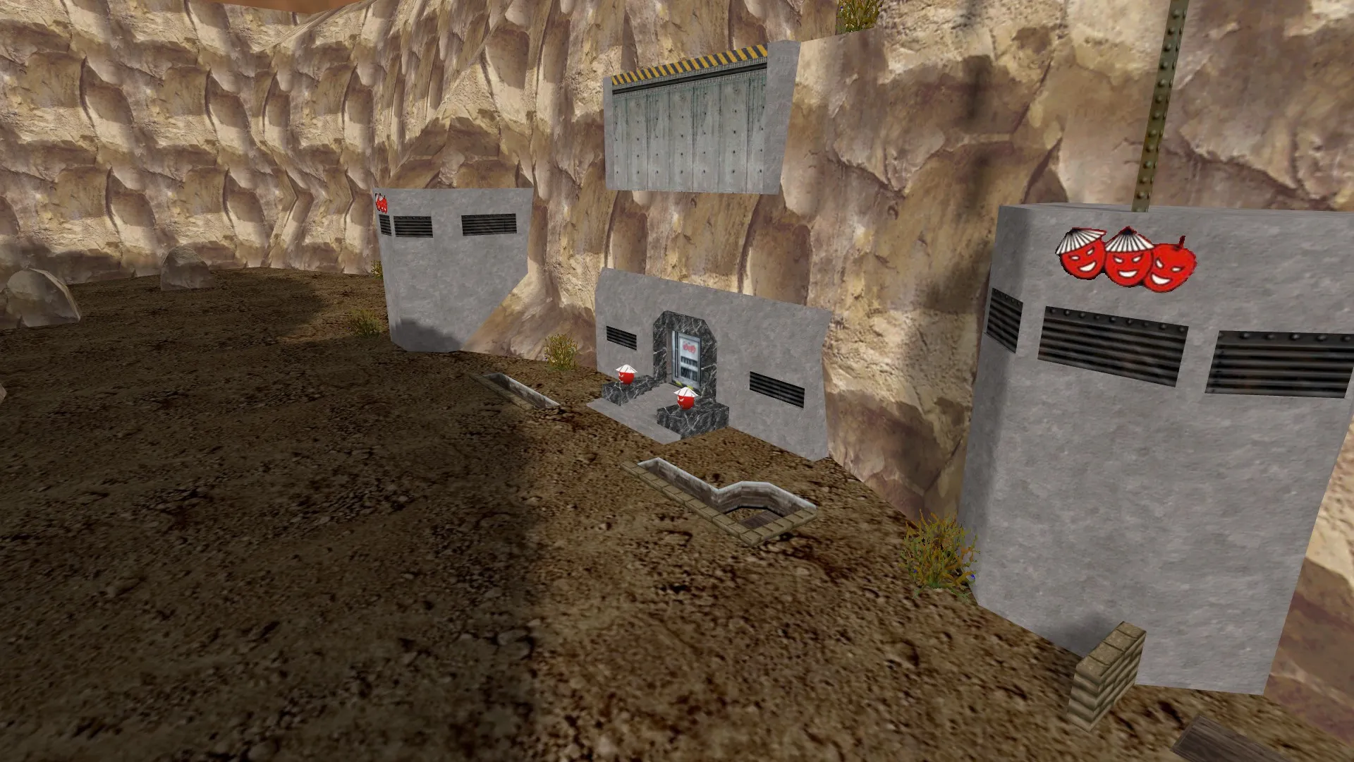 Скриншот  Карта de_cchq для CS 1.6: геймплей, точки, .nav для ботов, оптимизация wpoly/epoly