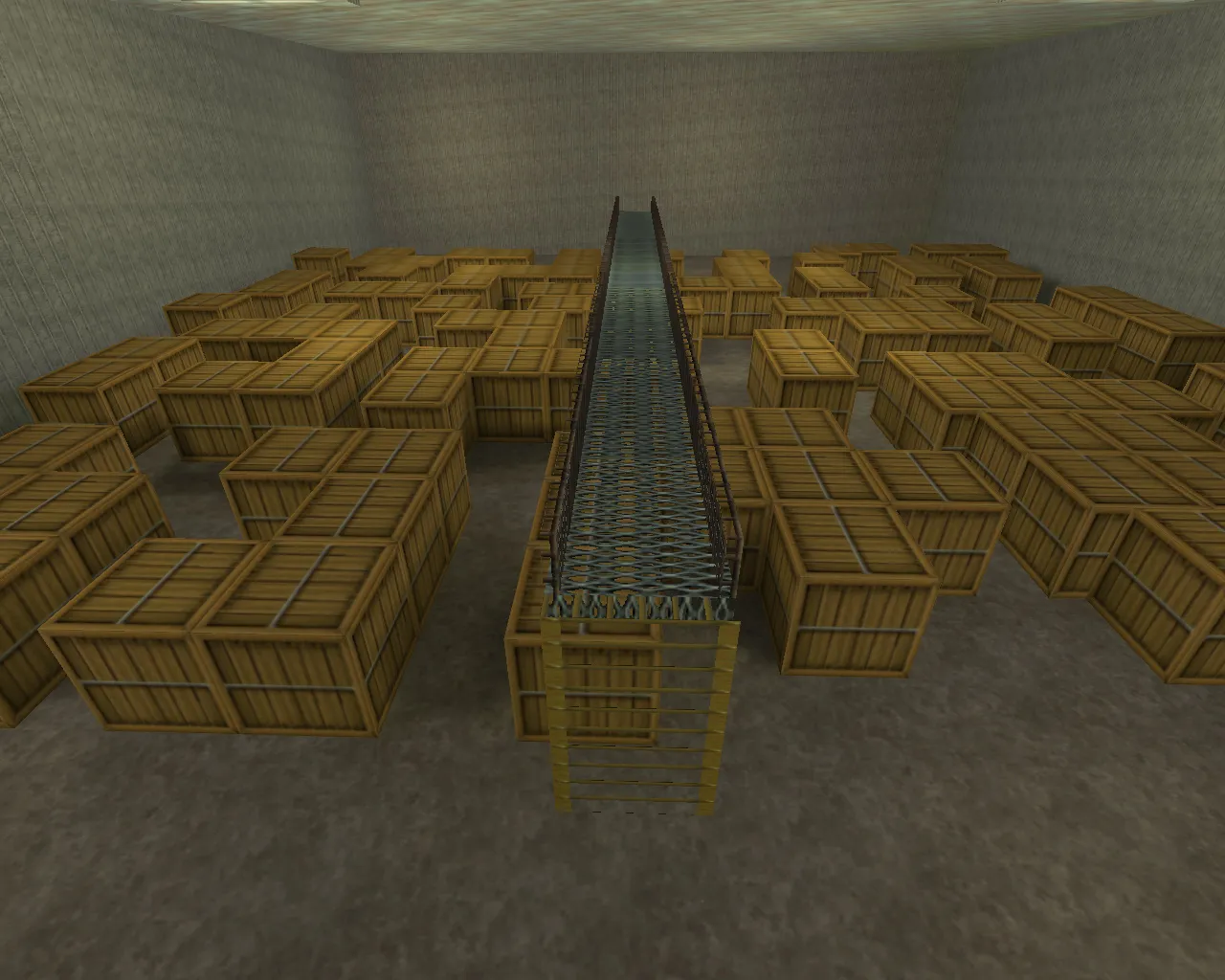 Скриншот  aim_glock для CS 1.6: карта для тренировки прицела, позиции, раунды и бот-нав