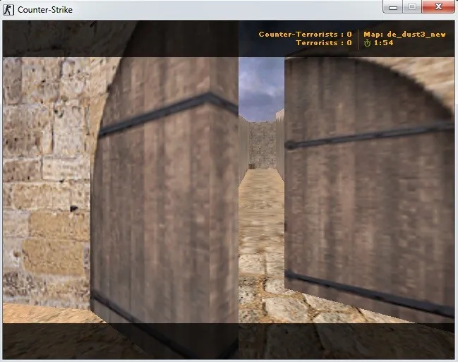 Скриншот  de_dust3_new — DE карта для CS 1.6: тактика, баланс сторон, .nav, оптимизация wpoly/epoly