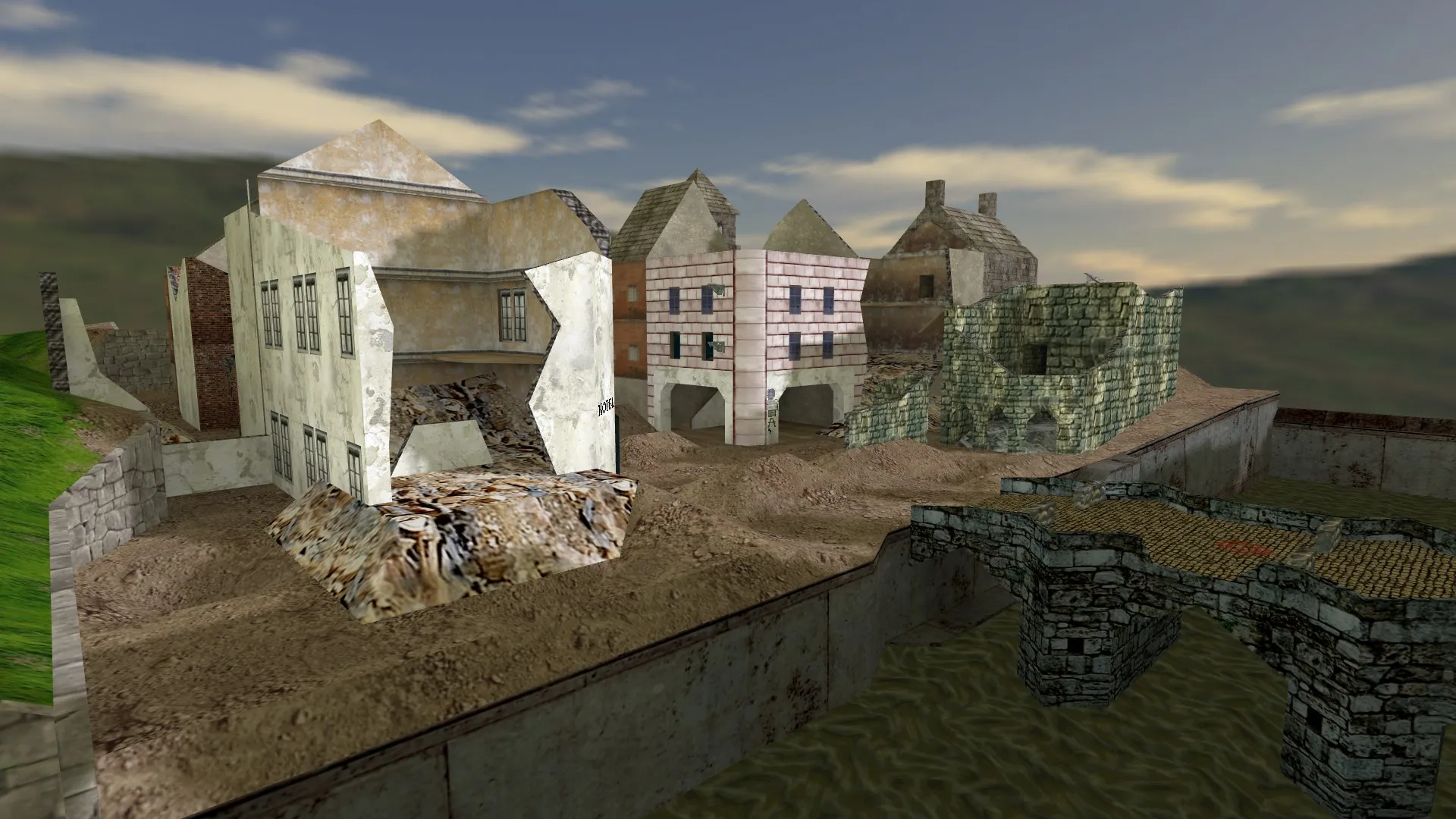 Скриншот  Карта de_nmramelle для CS 1.6 - подробный обзор и тактика