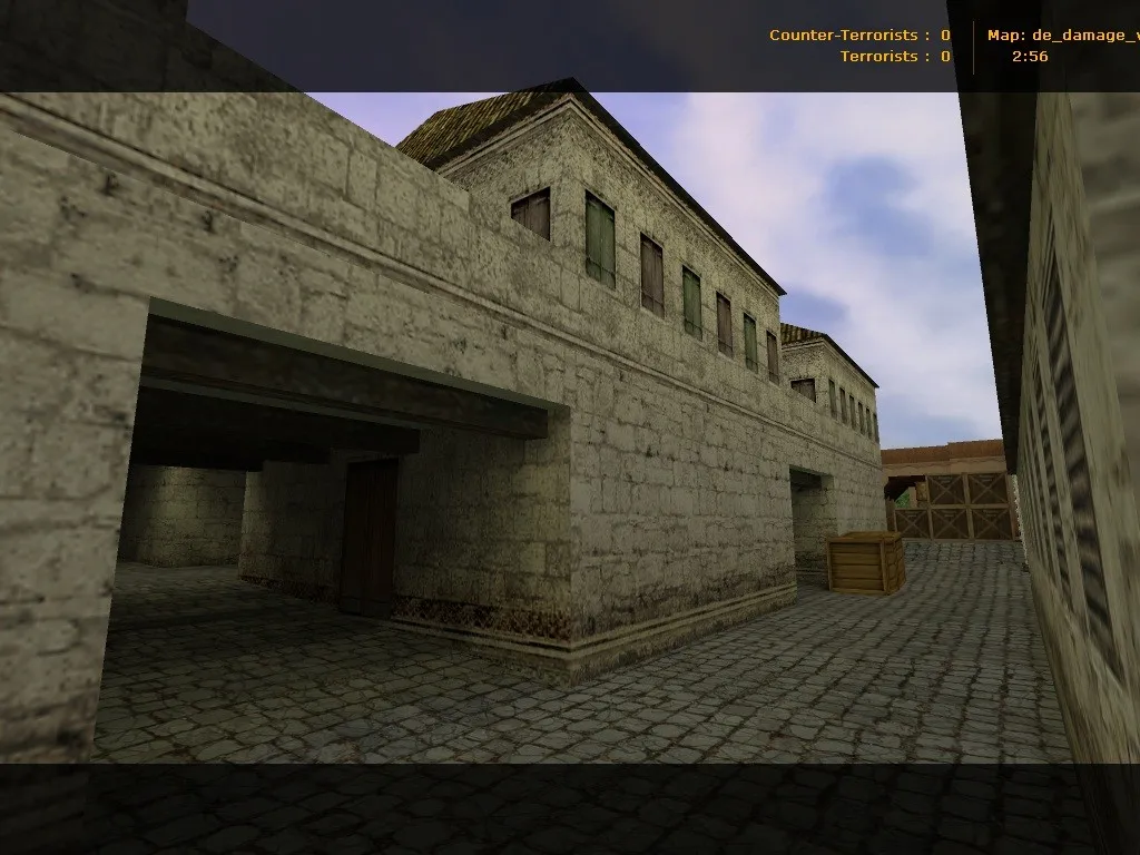Скриншот  Карта de_damage_village для CS 1.6: тактика, баланс сторон, .nav для ботов и оптимизация wpoly/epoly