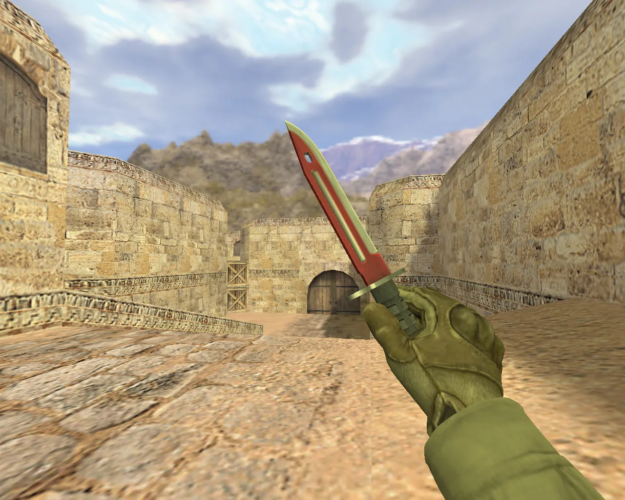 Скриншот Модель «Штык-нож Автотроника» для CS 1.6: v_ и p_ модели, звуки, анимация осмотра, текстуры