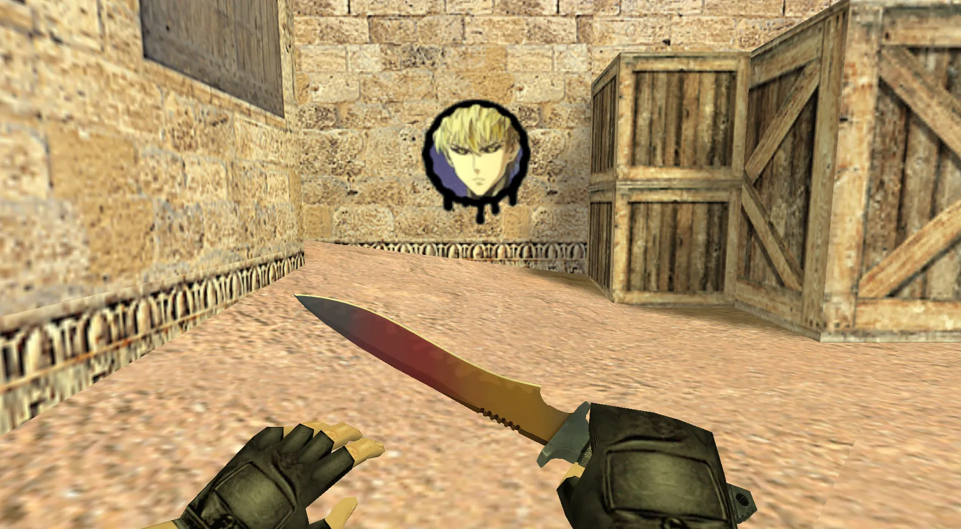 Скриншот  Граффити «Генос» для CS 1.6 - Уникальное Аниме Искусство