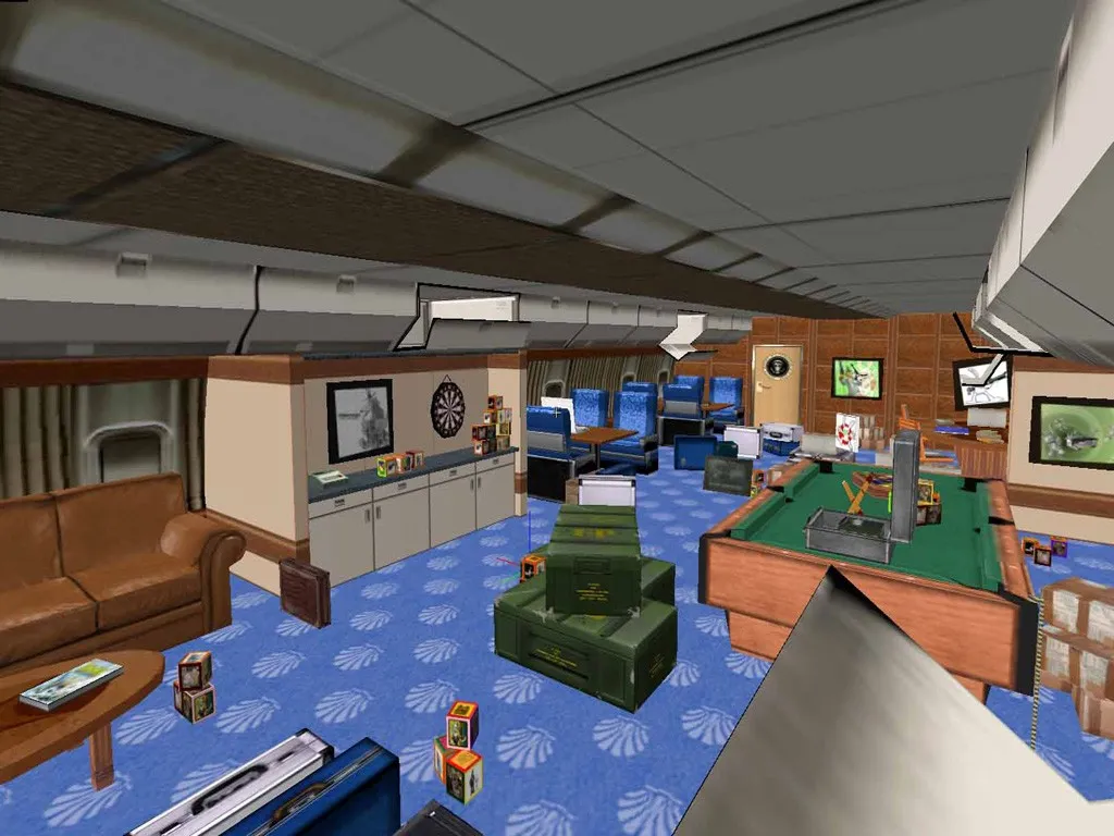 Скриншот  Карта de_rats_aircraft_csz для CS 1.6 - Погружение в мир миниатюр