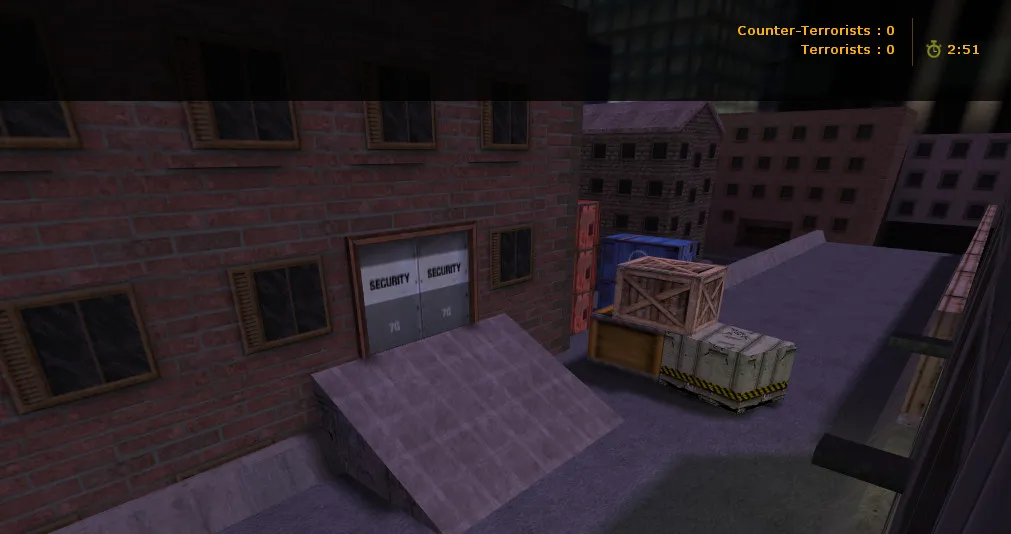 Скриншот Карта de_assault32_c4 для CS 1.6: баланс сторон, точки под плент и контроль центра