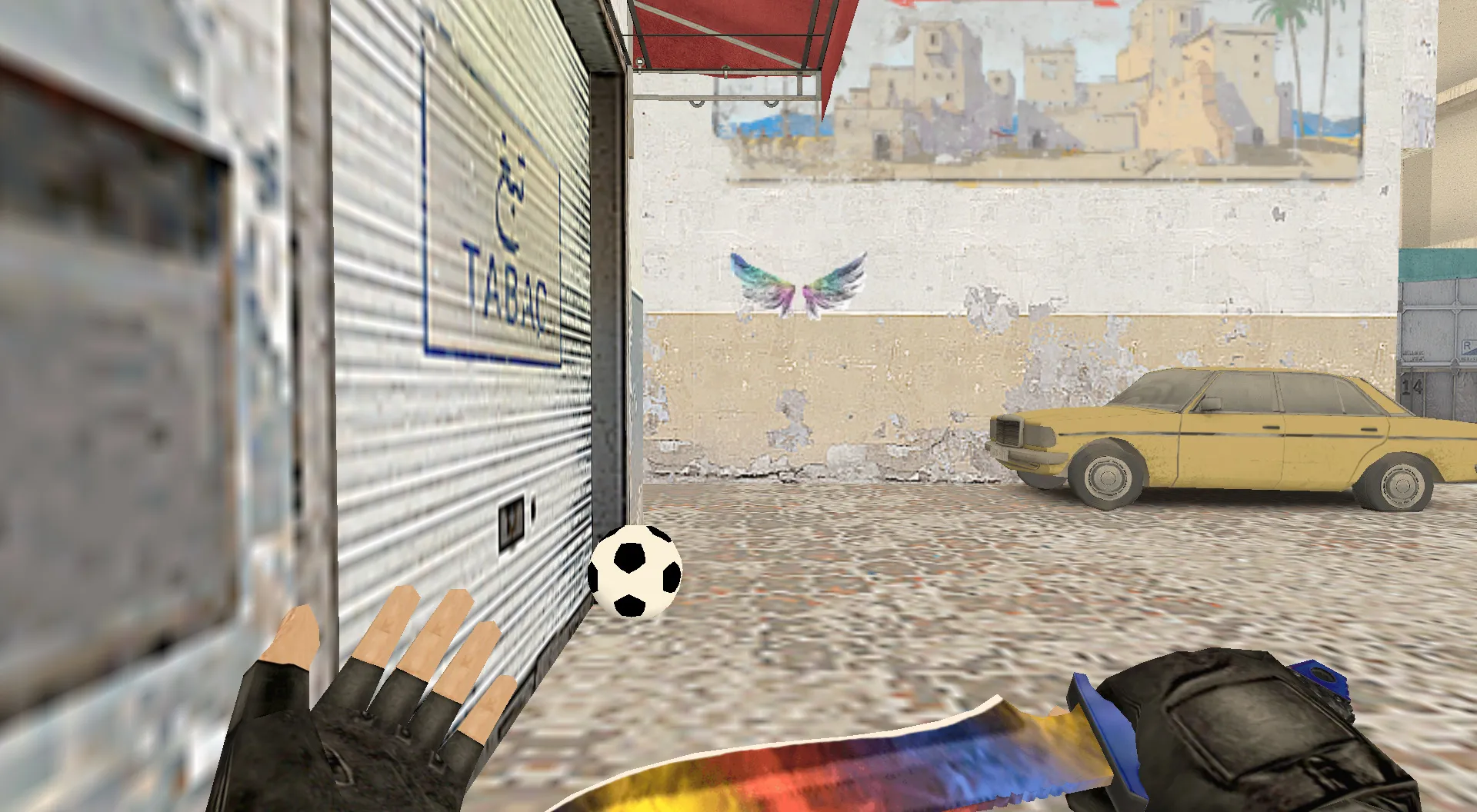 Скриншот Граффити «Крылья» для CS 1.6 - Уникальный стиль для вашей игры