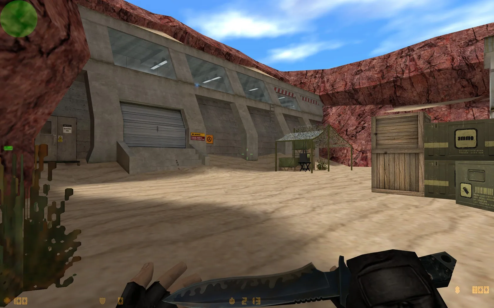 Скриншот  de_facility_czl — карта DE для CS 1.6: баланс сторон, точки, .nav и оптимизация wpoly/epoly