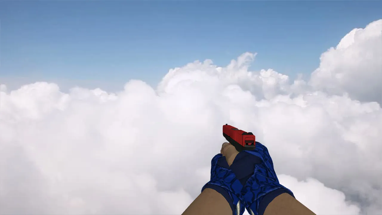 Скриншот  Пак моделей оружия «Hand Wraps Cobalt Skulls Pack» для CS 1.6: v_ p_ w_ модели, звуки, анимация осмотра и текстуры