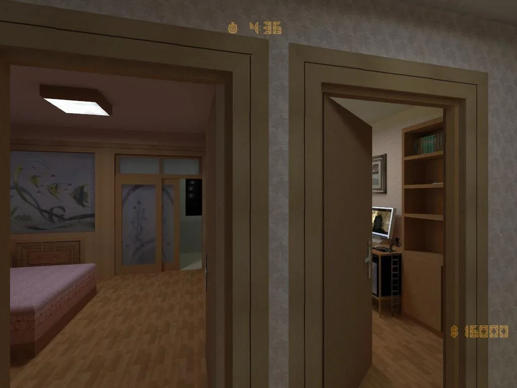 Скриншот  Карта cz_han9_rats для CS 1.6: точки, раунды, баланс сторон и настройка ботов