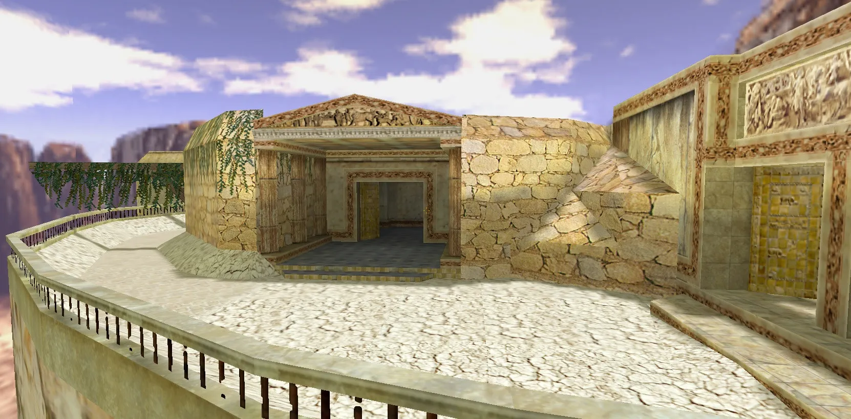 Скриншот  Карта de_troy для CS 1.6: Тактики и детали