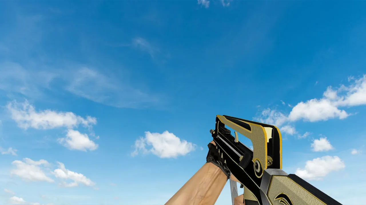 Скриншот Модель «Famas Gold Legend» для CS 1.6: качественная замена