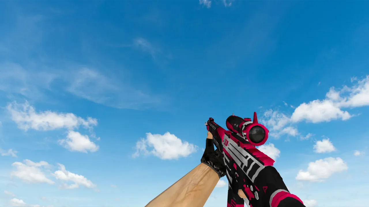 Скриншот SG 553 Felling Stone для CS 1.6 - Модель оружия