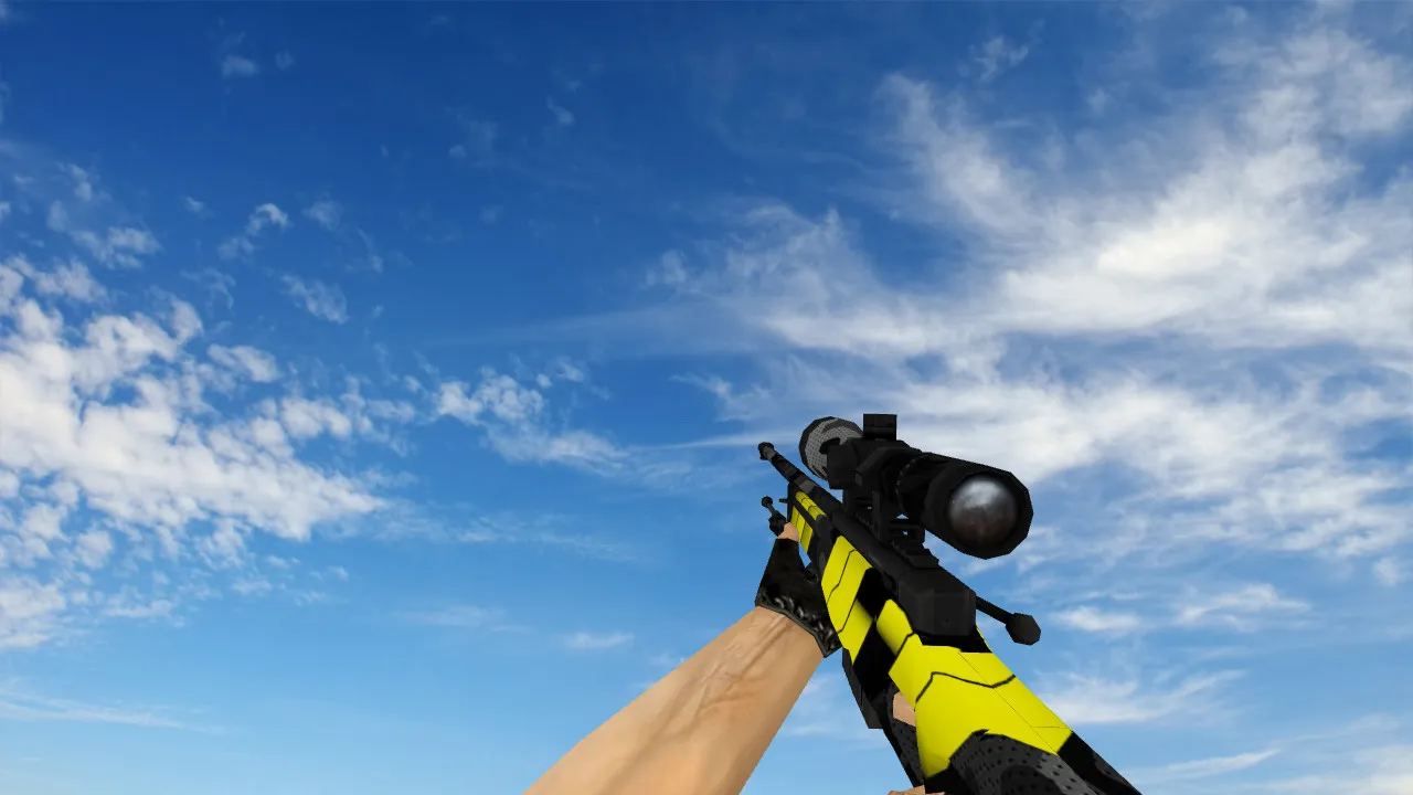 Скриншот Модель «AWP Neural» для CS 1.6 - Оружие с уникальным дизайном