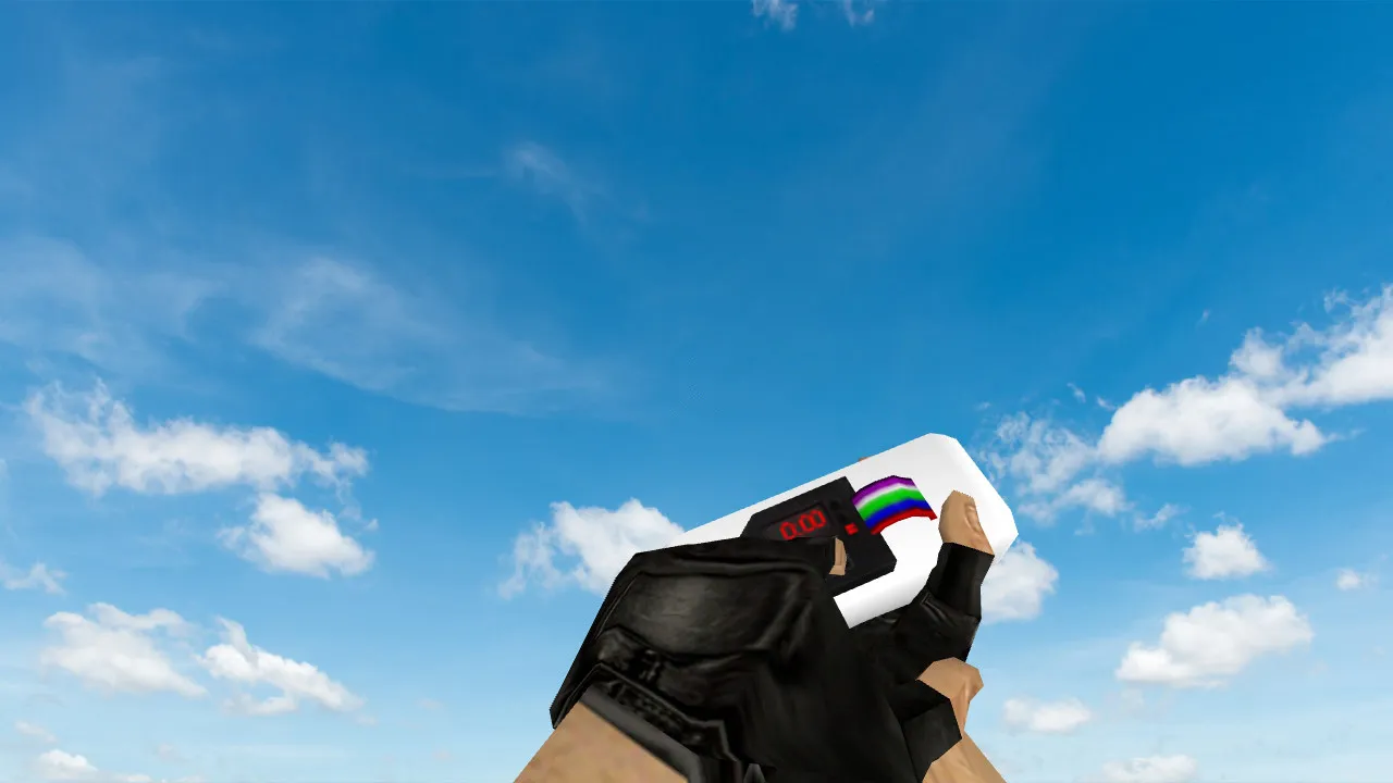 Скриншот Модель C4 Eternity White (v_, p_, w_) для CS 1.6: звуки, анимация осмотра и качественные текстуры