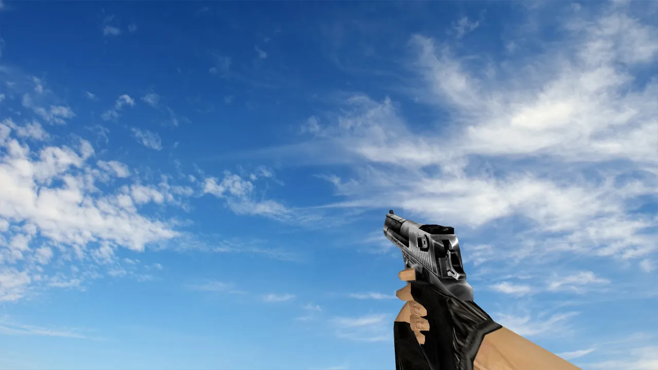 Скриншот Пак моделей оружия «Сглаженные стандартные модели» для CS 1.6: v_, p_, w_ модели, звуки, анимация осмотра и качество текстур