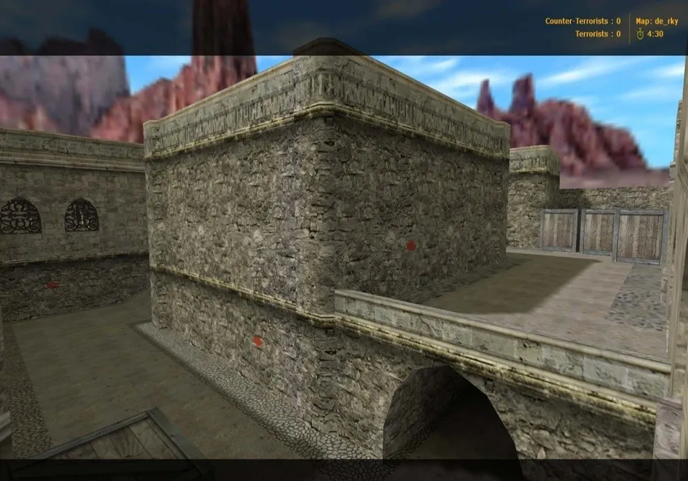 Скриншот  Карта de_rky для CS 1.6: подробный обзор и тактики