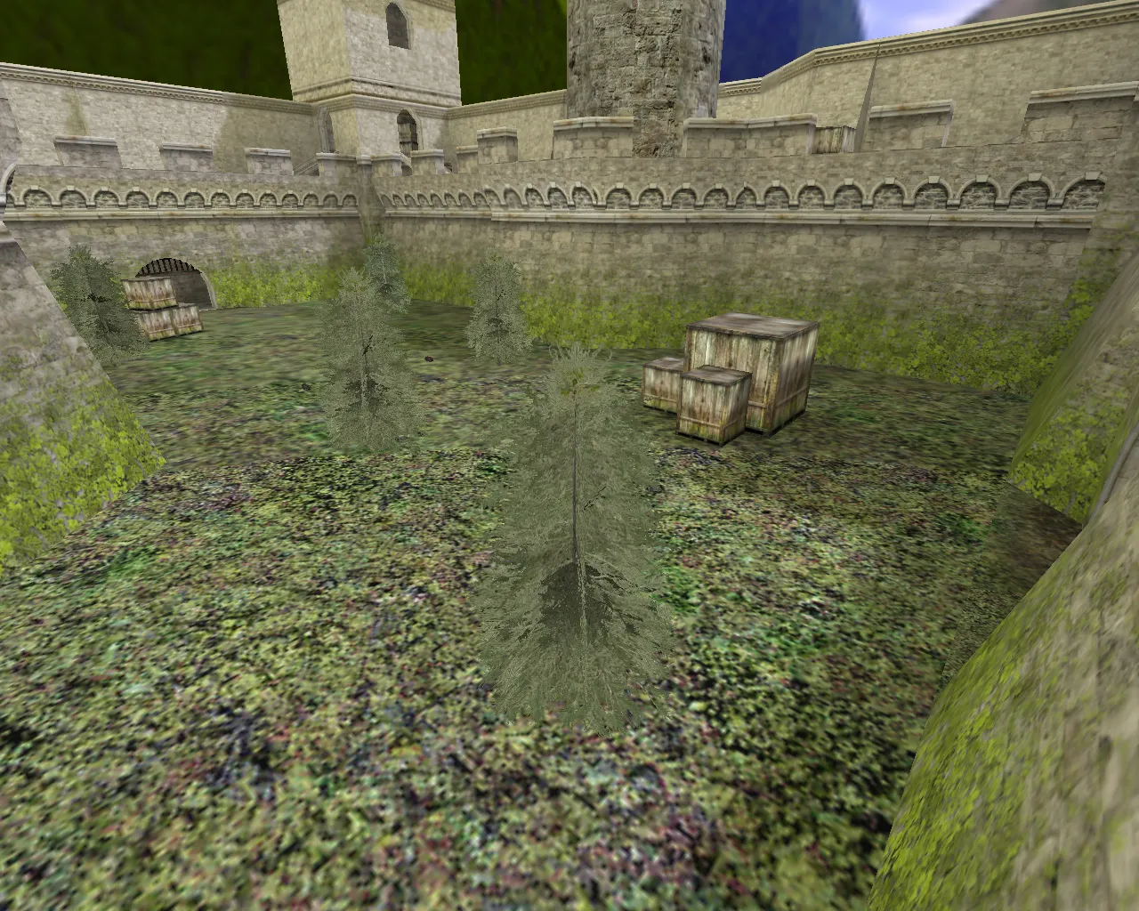 Скриншот  aim_knights — AIM карта для CS 1.6: точки, бот-нав, оптимизация и настройка под трен