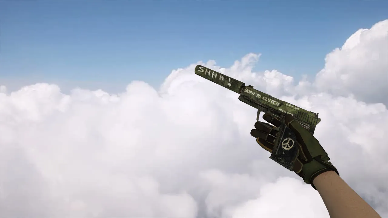 Скриншот Модель «USP «Взгляд в прошлое»» для CS 1.6 - Оружие с уникальным стилем