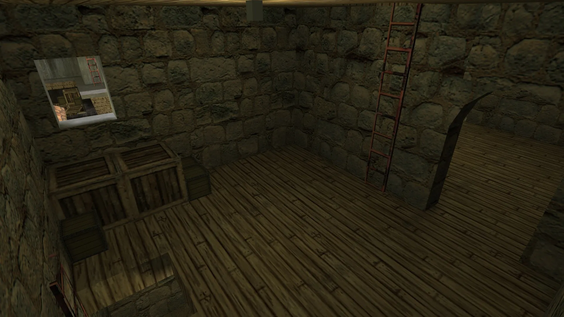 Скриншот  Карта de_cherokee для CS 1.6: баланс сторон, точки, .nav, оптимизация wpoly/epoly