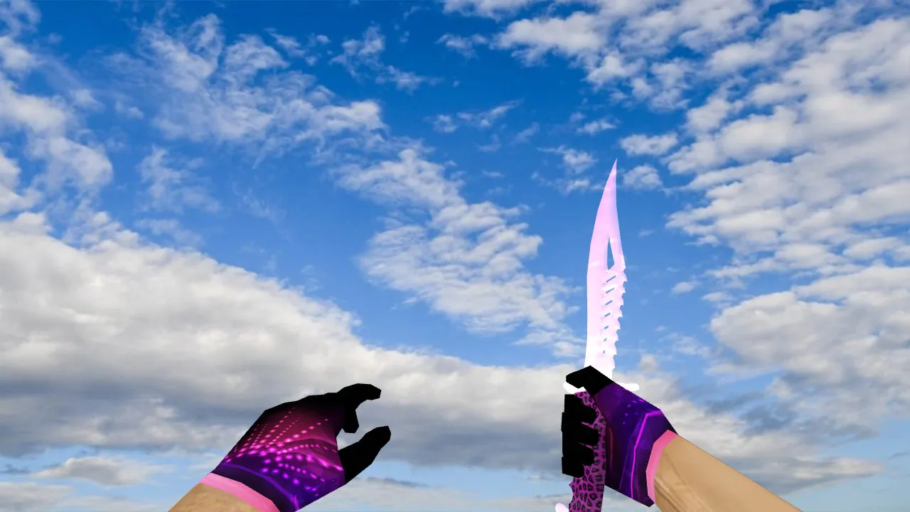 Скриншот Модель ножа Nautilus Knife BeBe v_ для CS 1.6: p_ w_ звуки, анимация осмотра и текстуры