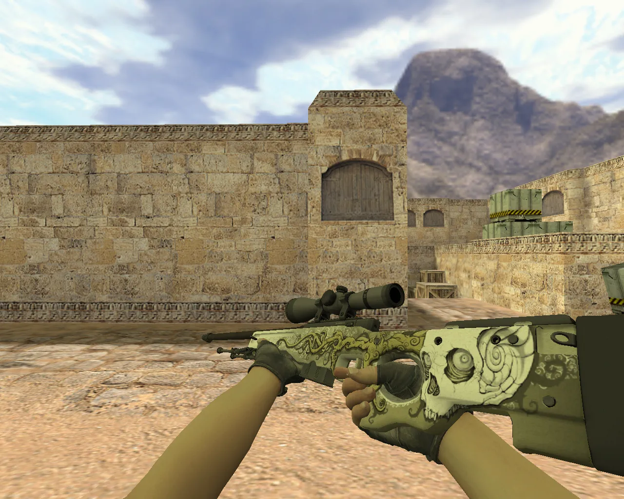 Скриншот Модель AWP Бог червей для CS 1.6