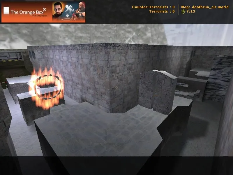 Скриншот Карта «deathrun_clr-world» для CS 1.6