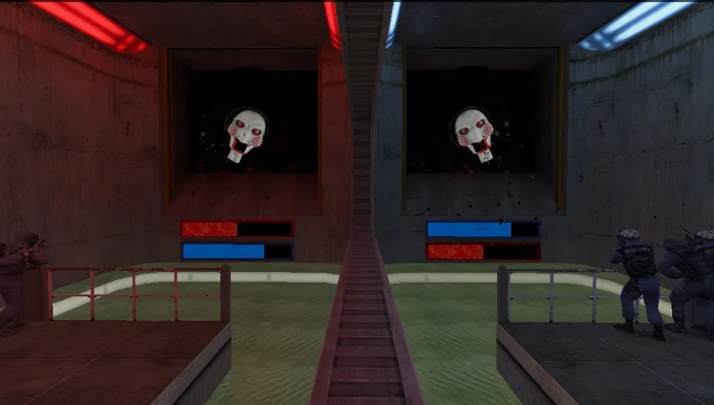 Скриншот  deathrun_jigsaw2 для CS 1.6: карта deathrun, баланс сторон, точки и .nav для ботов