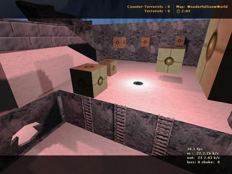 Скриншот Карта wonderfulsnowworld для CS 1.6 - Подробное описание и тактики