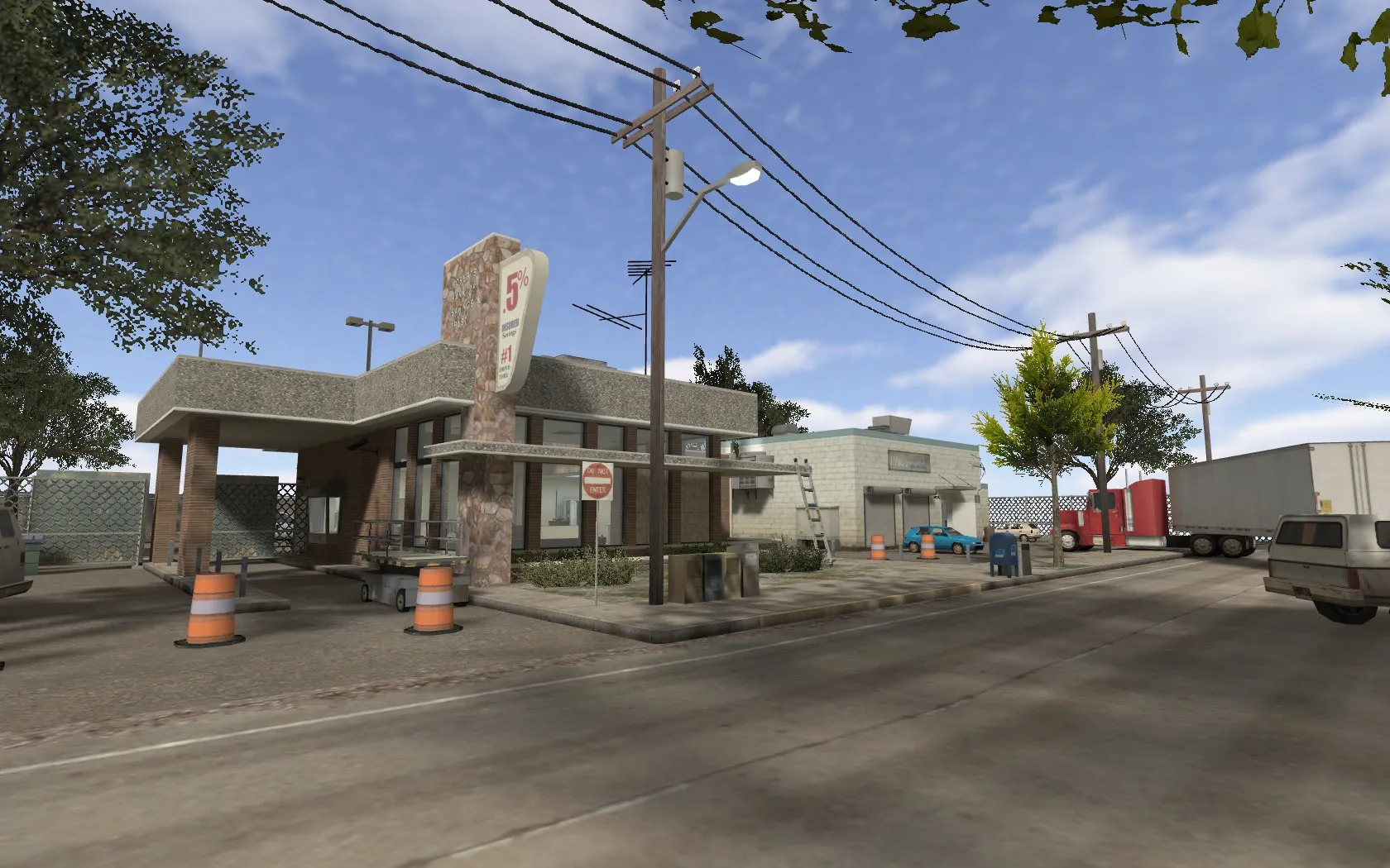 Скриншот de_bank_csgo для CS 1.6: разбор точек, маршрутов и настроек карты