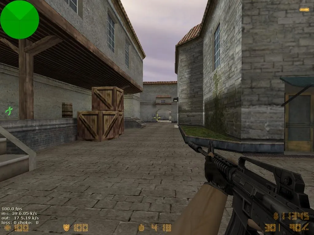 Скриншот Карта concord_redone для CS 1.6: баланс сторон, точки для плантов, .nav для ботов и оптимизация wpoly/epoly