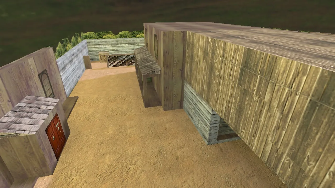 Скриншот Карта de_westtime для CS 1.6: Тактический анализ и особенности