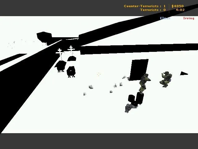 Скриншот  Карта de_white_and_black для CS 1.6 - Обзор и Тактики