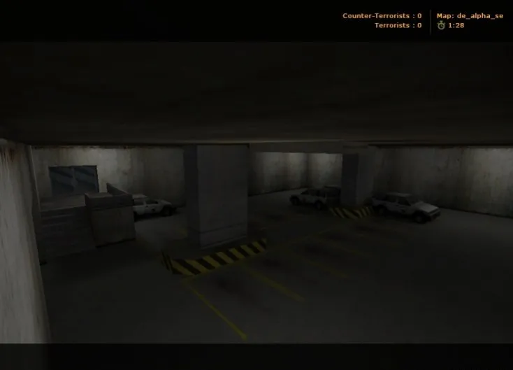 Скриншот de_alpha_se — DE карта для CS 1.6: тактика за CT/T, точки, .nav и оптимизация