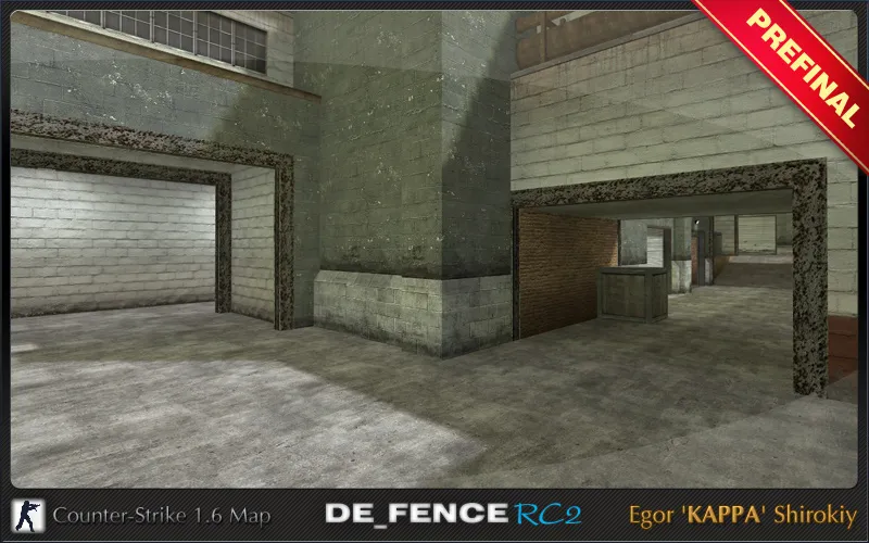 Скриншот  Карта de_fence_rc2 для CS 1.6: обзор, точки, .nav для ботов и оптимизация wpoly/epoly