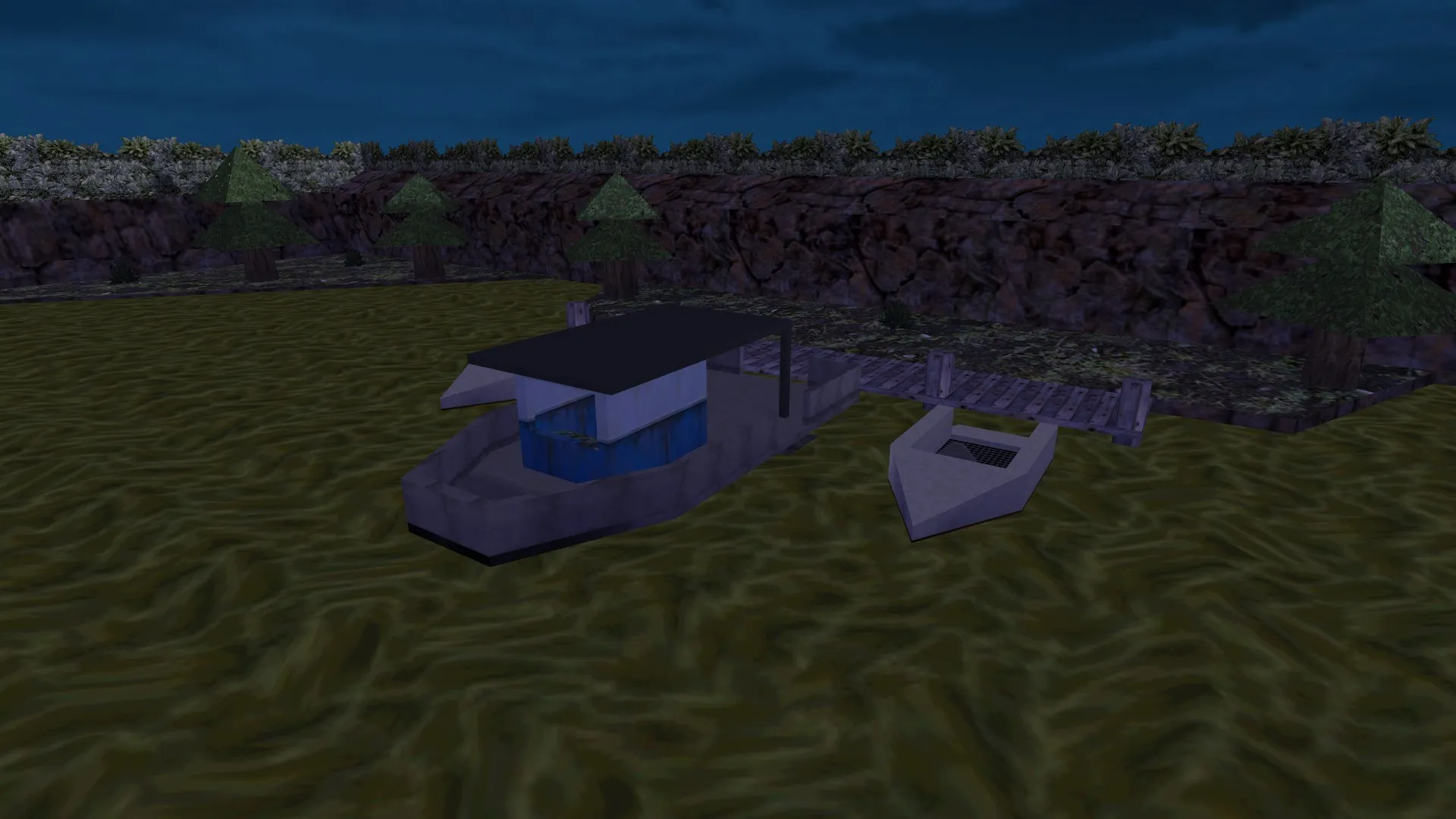 Скриншот  Карта cc_boathouse для CS 1.6: тактика за CT и T, точки, .nav для ботов, оптимизация wpoly/epoly