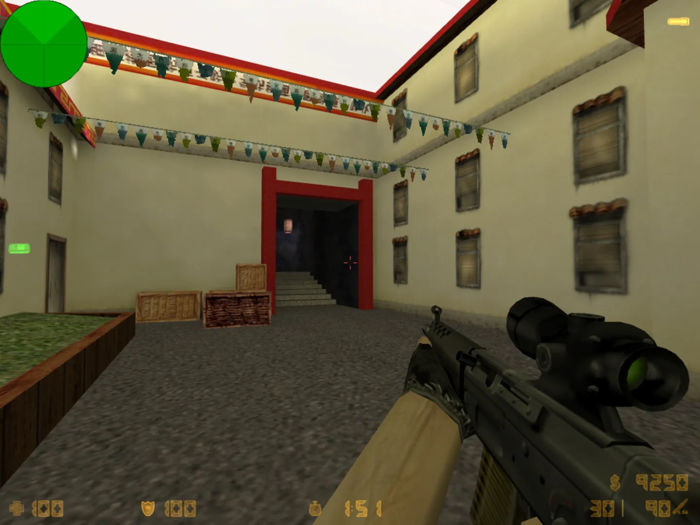 Скриншот  de_china карта для CS 1.6: тактика за CT/T, точки, .nav для ботов, оптимизация wpoly/epoly и советы по установке