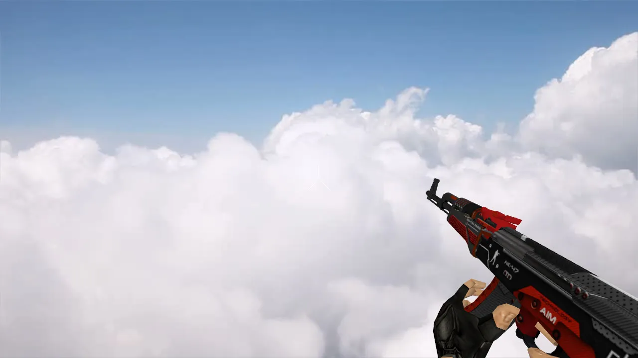 Скриншот Модель «AK-47 Aim Technology» для CS 1.6 – точность и стиль