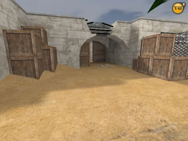 Скриншот  de_csr_2x2 для CS 1.6 — тактические точки, баланс сторон, оптимизация и .nav