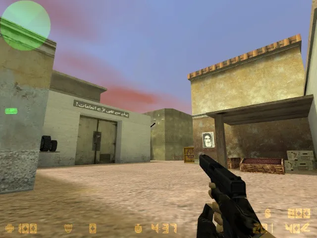 Скриншот  de_arabica карта для CS 1.6: баланс сторон, точки, .nav для ботов и оптимизация wpoly/epoly