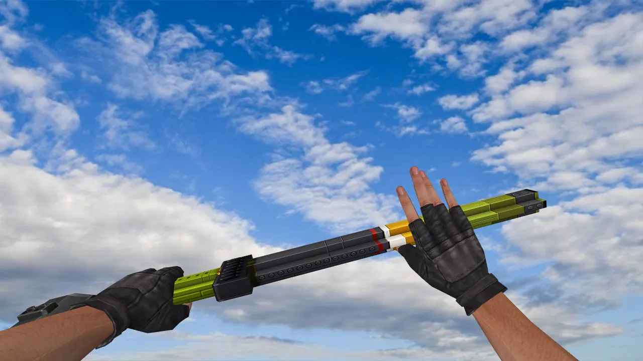 Скриншот Модель ножа «LEGO Sword» для CS 1.6: v_ и p_ модели, звук, анимация осмотра, текстуры, настройка и проверка