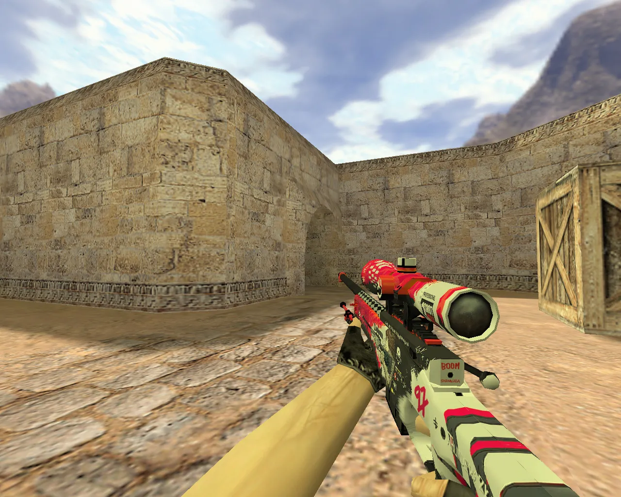 Скриншот Модель AWP Дикий стиль для CS 1.6 - Уникальная графика и анимация