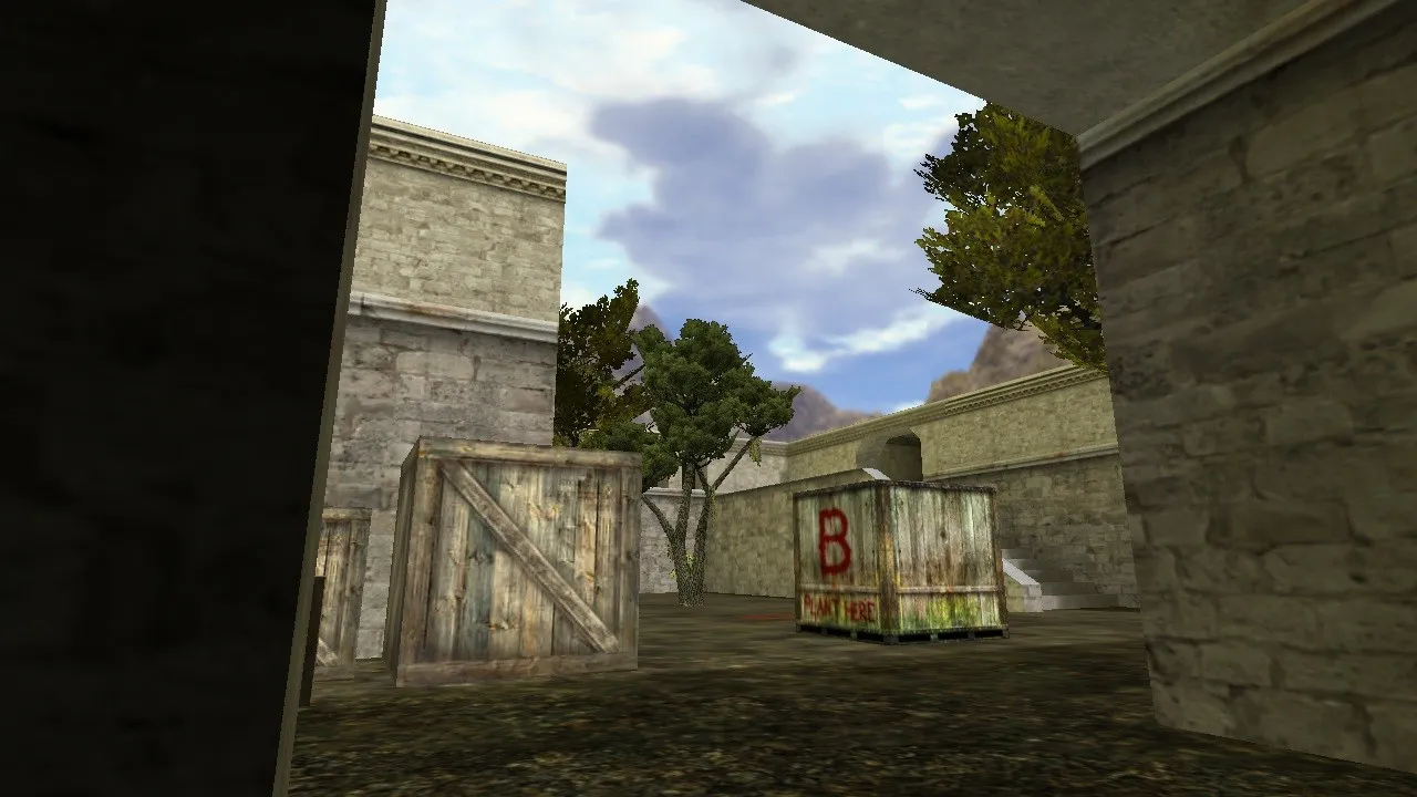 Скриншот  Карта de_mascot для CS 1.6: тактика, баланс и оптимизация