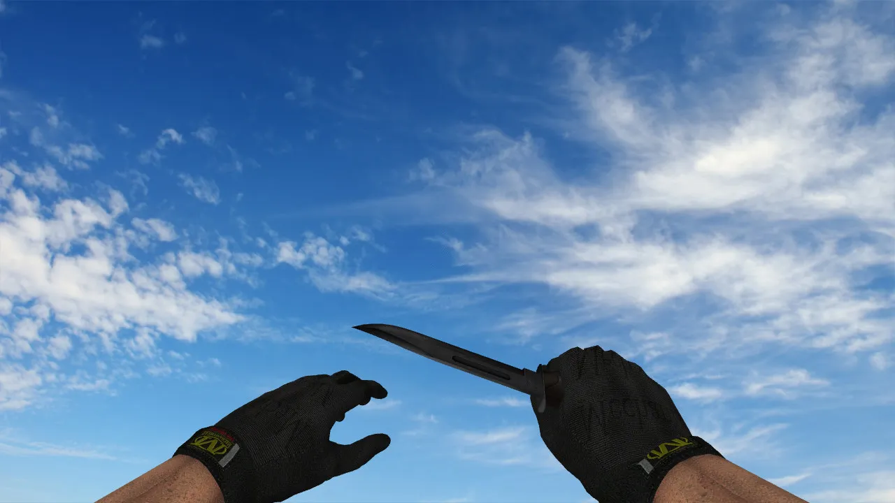 Скриншот Модель ножа «CoD Ka-Bar» для CS 1.6: v_ и p_ модели, звук, анимация осмотра, текстуры