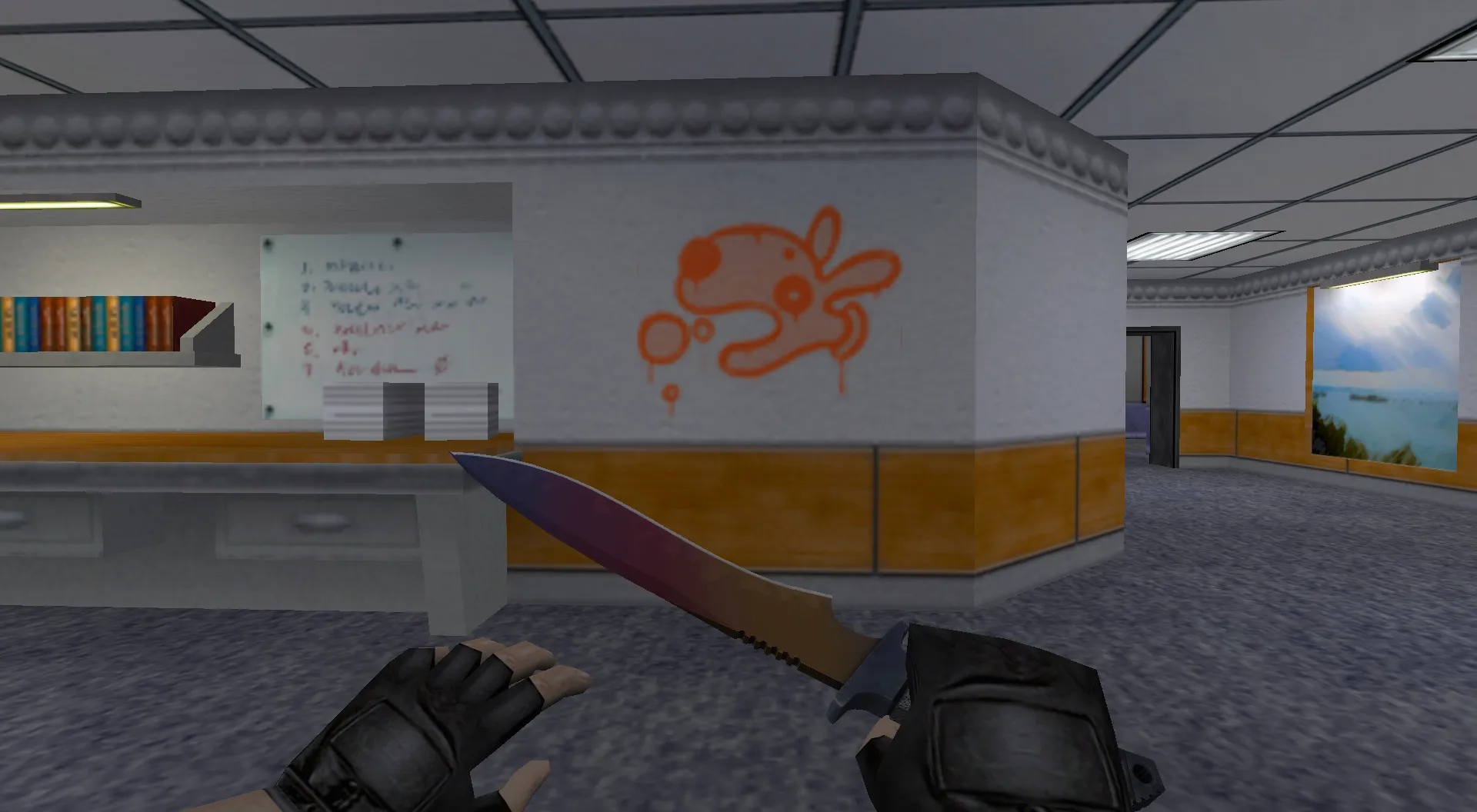 Скриншот Граффити «Песик» для CS 1.6 - Украсьте игру уникальным стилем!